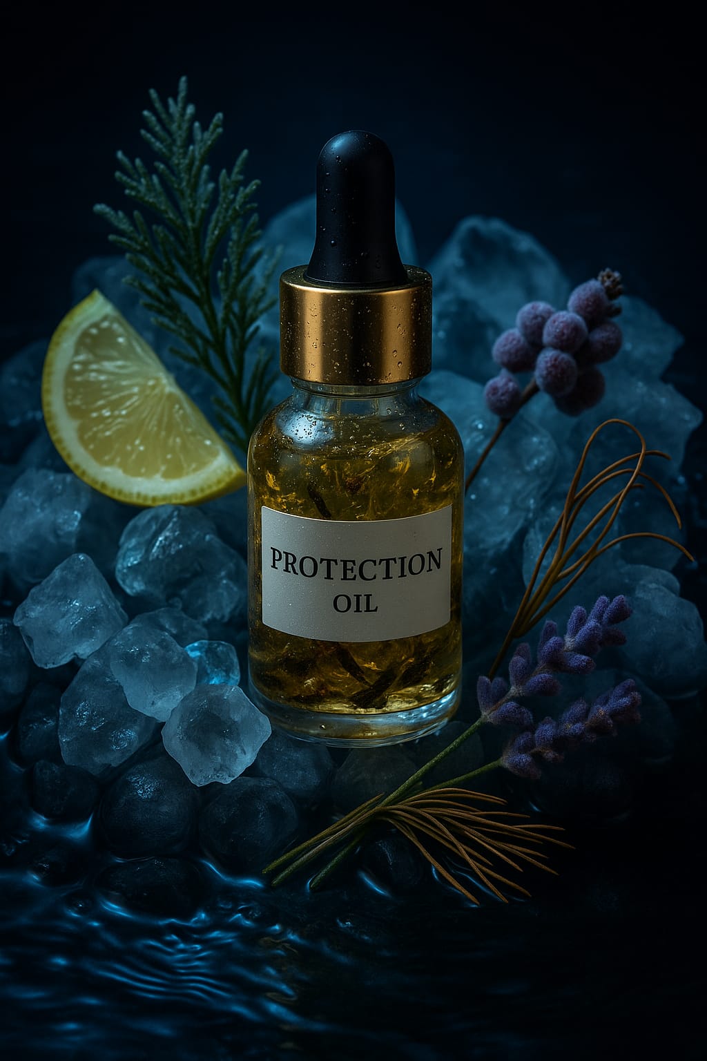 “Protection Oil – Your Shield of Light & Energy Armor” A sacred blend to guard your aura, space, and spirit.