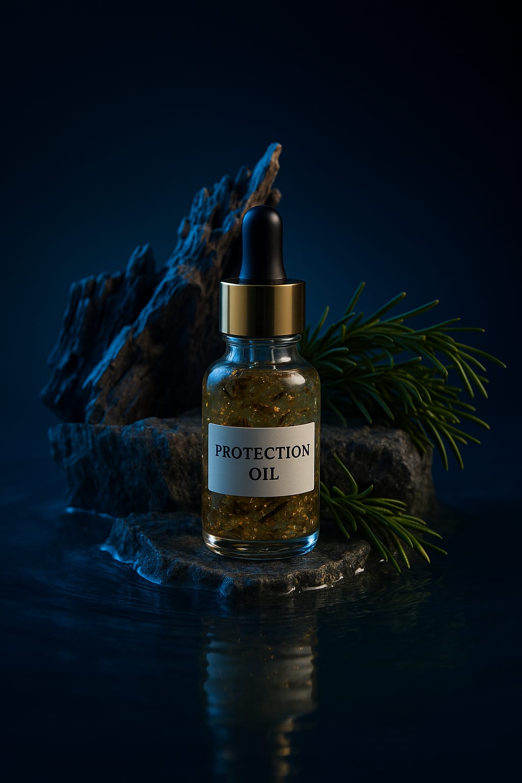 “Evil Eye Protection Oil – Shield Against the Unseen” A sacred elixir to guard your spirit from envy, jealousy, and ill intent.