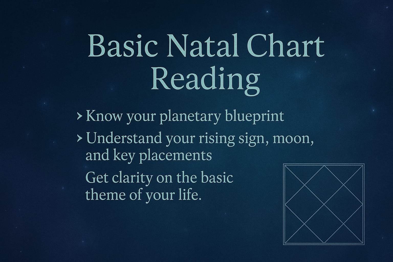 BASIC NATAL READING CHART