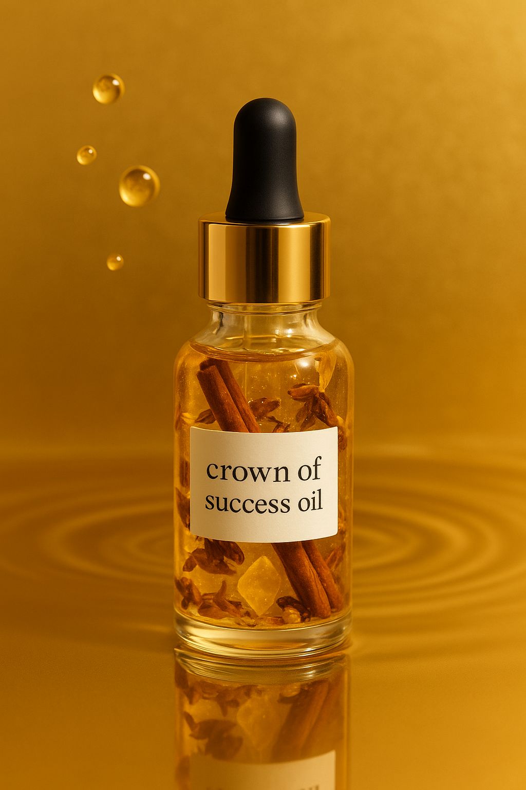 “Success Crown Oil – Anoint Your Power & Purpose” A Sacred Blend to Activate Clarity, Confidence & Divine Alignment