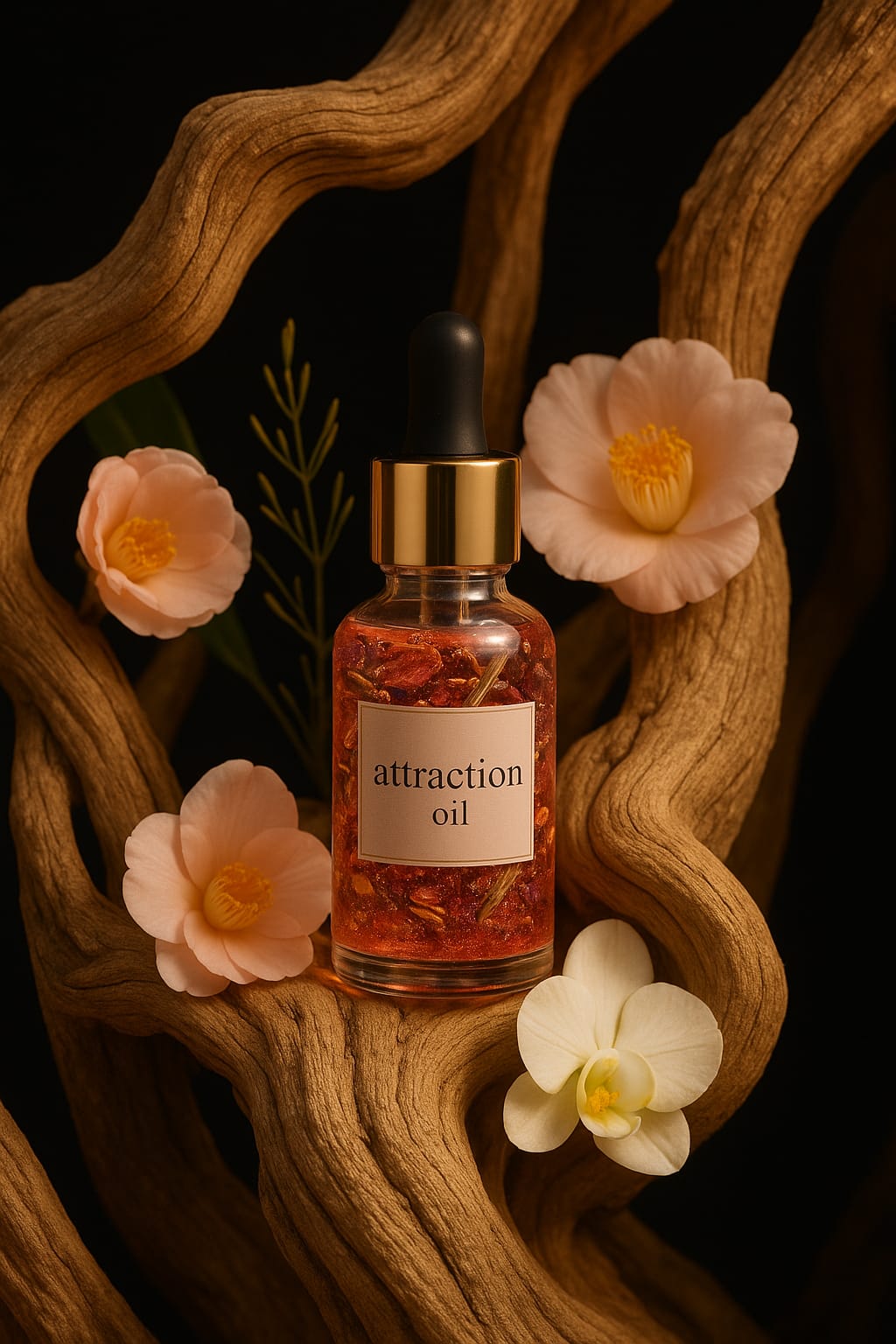 “Luna Love – Attraction & Self-Love Oil” Enchant the Heart. Attract Deep Love. Radiate Self-Worth.